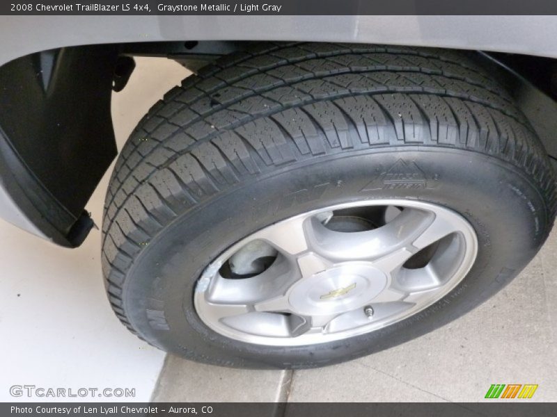 Graystone Metallic / Light Gray 2008 Chevrolet TrailBlazer LS 4x4