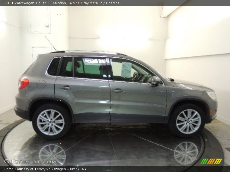 Alpine Gray Metallic / Charcoal 2011 Volkswagen Tiguan SE 4Motion