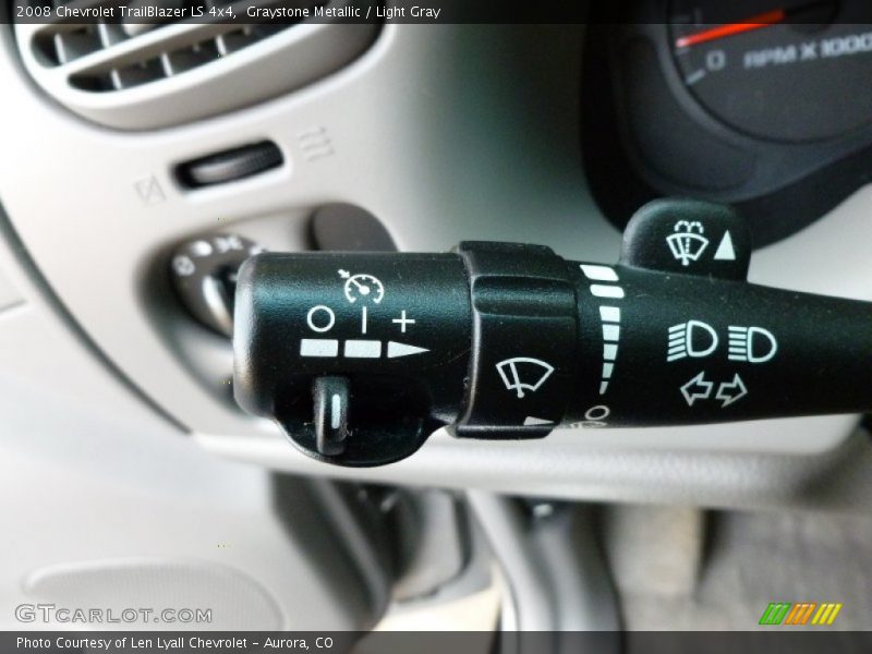 Graystone Metallic / Light Gray 2008 Chevrolet TrailBlazer LS 4x4