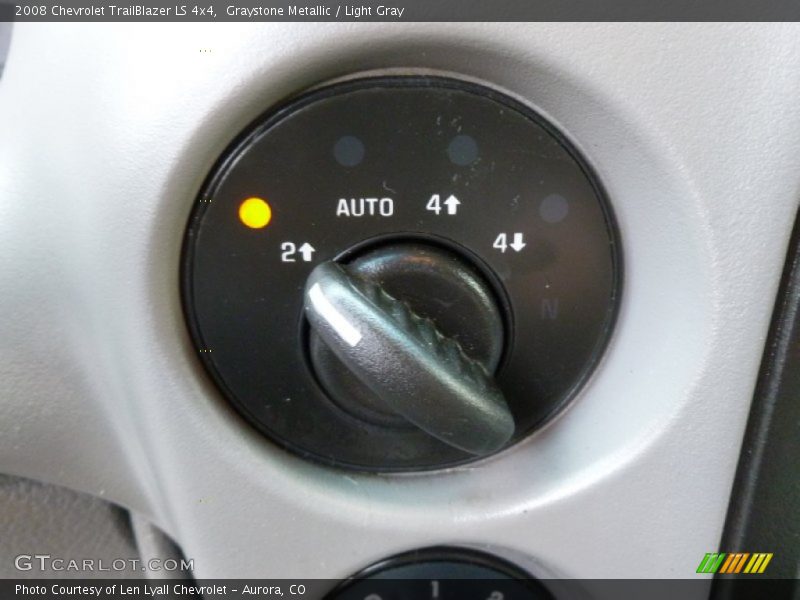Graystone Metallic / Light Gray 2008 Chevrolet TrailBlazer LS 4x4