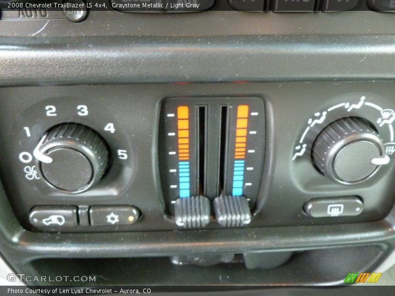 Graystone Metallic / Light Gray 2008 Chevrolet TrailBlazer LS 4x4