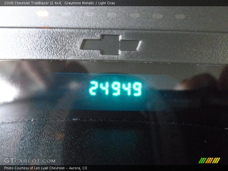 Graystone Metallic / Light Gray 2008 Chevrolet TrailBlazer LS 4x4