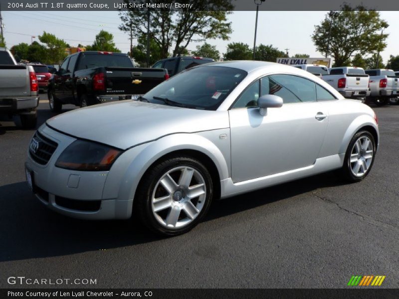 Light Silver Metallic / Ebony 2004 Audi TT 1.8T quattro Coupe