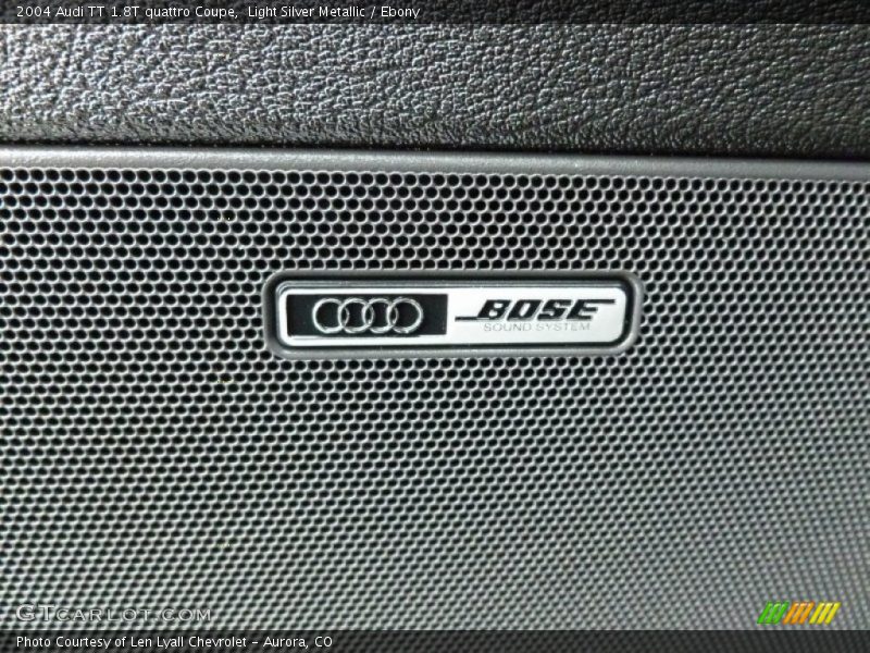 Audio System of 2004 TT 1.8T quattro Coupe