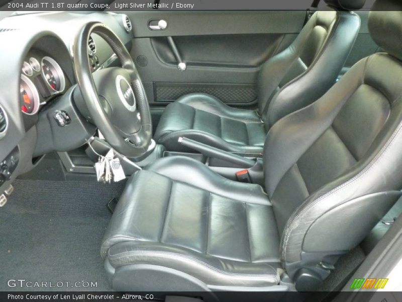  2004 TT 1.8T quattro Coupe Ebony Interior