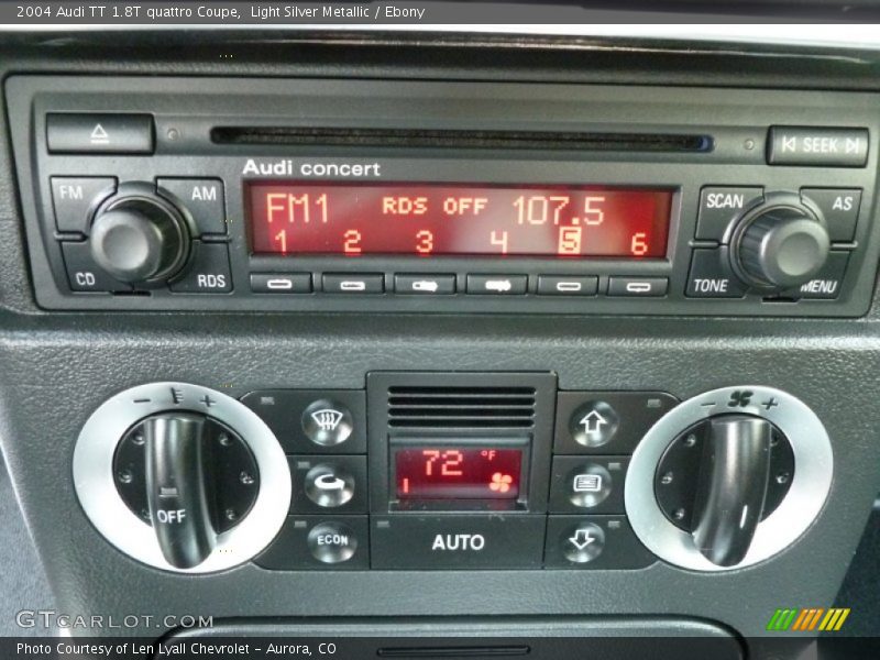 Audio System of 2004 TT 1.8T quattro Coupe
