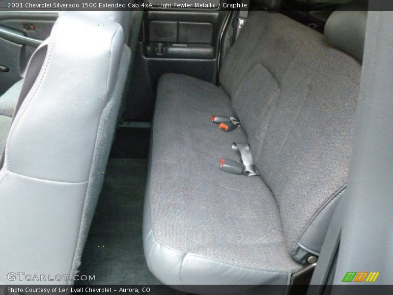 Light Pewter Metallic / Graphite 2001 Chevrolet Silverado 1500 Extended Cab 4x4