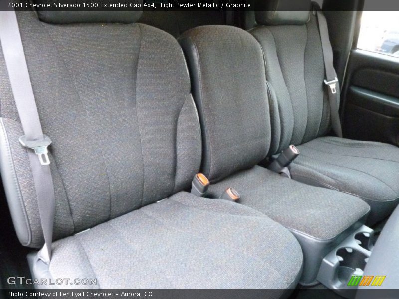 Light Pewter Metallic / Graphite 2001 Chevrolet Silverado 1500 Extended Cab 4x4