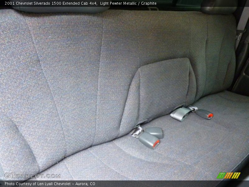 Light Pewter Metallic / Graphite 2001 Chevrolet Silverado 1500 Extended Cab 4x4