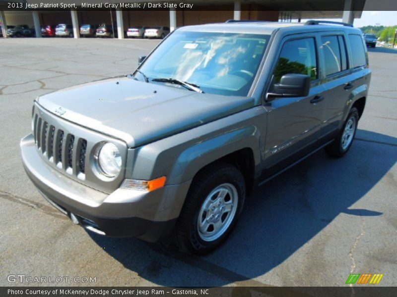 Mineral Gray Metallic / Dark Slate Gray 2013 Jeep Patriot Sport
