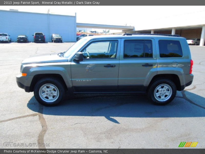 Mineral Gray Metallic / Dark Slate Gray 2013 Jeep Patriot Sport