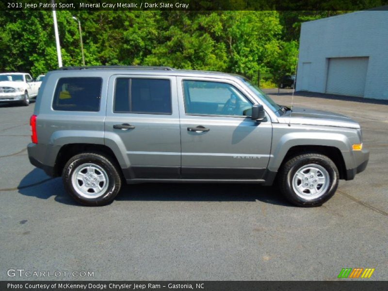 Mineral Gray Metallic / Dark Slate Gray 2013 Jeep Patriot Sport