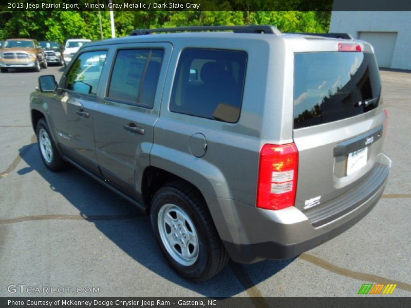 Mineral Gray Metallic / Dark Slate Gray 2013 Jeep Patriot Sport