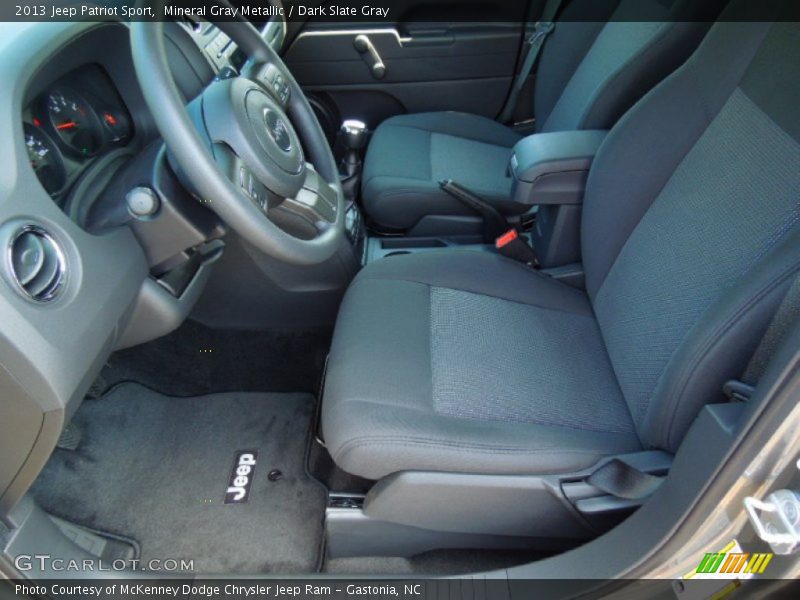 Mineral Gray Metallic / Dark Slate Gray 2013 Jeep Patriot Sport