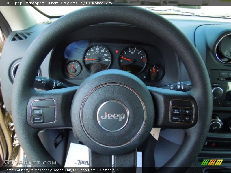 Mineral Gray Metallic / Dark Slate Gray 2013 Jeep Patriot Sport