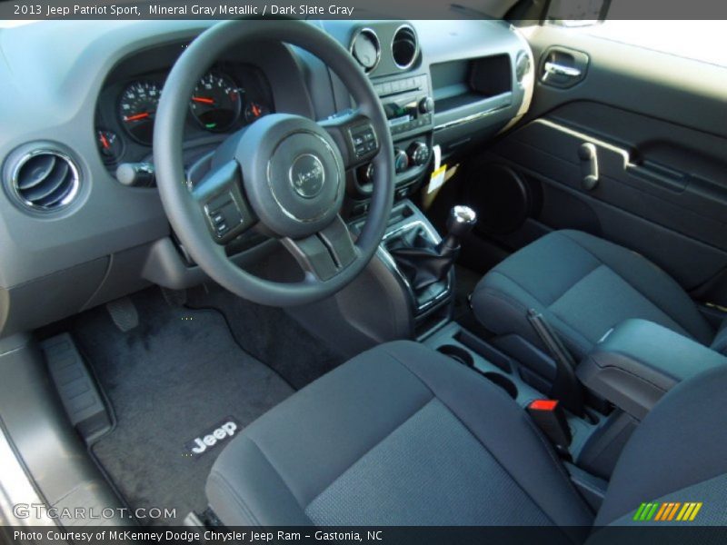 Mineral Gray Metallic / Dark Slate Gray 2013 Jeep Patriot Sport
