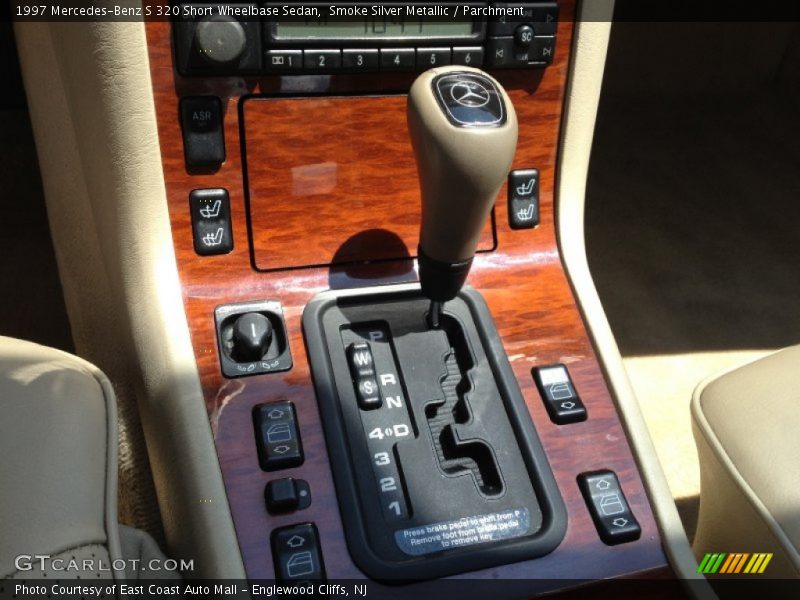 Smoke Silver Metallic / Parchment 1997 Mercedes-Benz S 320 Short Wheelbase Sedan