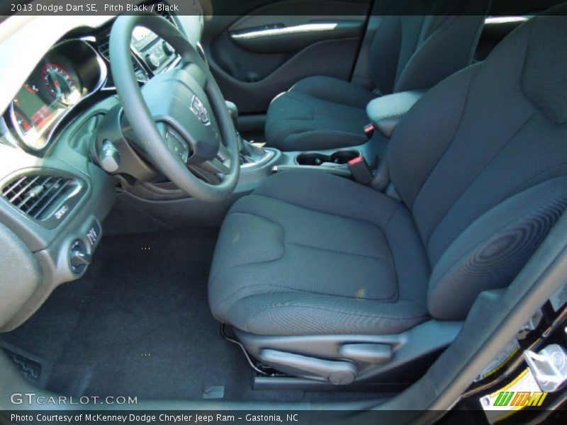  2013 Dart SE Black Interior