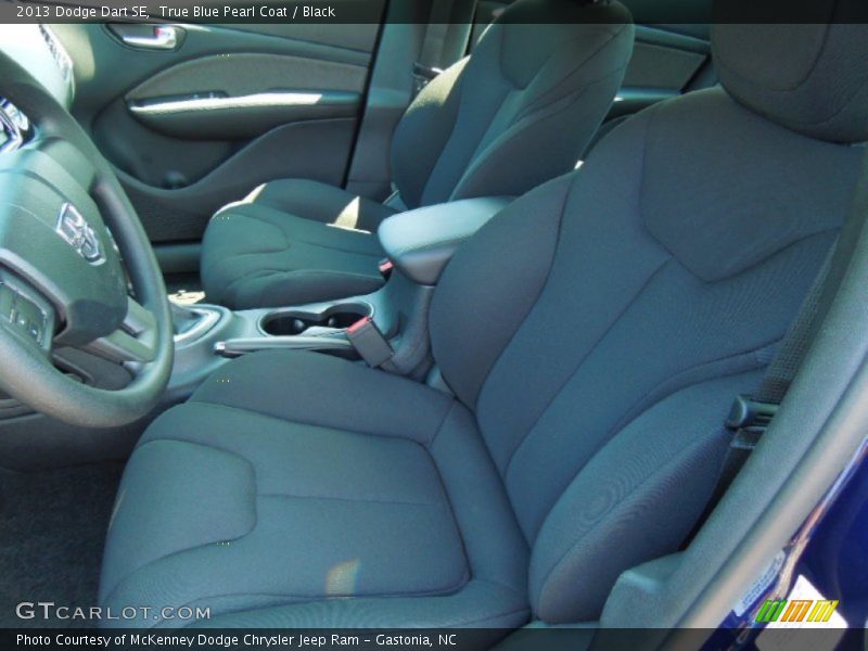 Front Seat of 2013 Dart SE