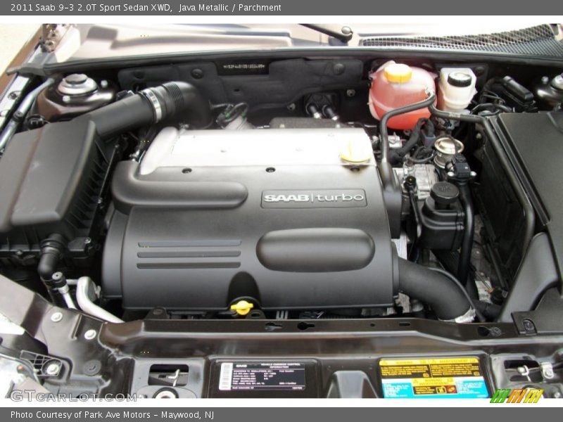  2011 9-3 2.0T Sport Sedan XWD Engine - 2.0 Liter Turbocharged DOHC 16-Valve 4 Cylinder