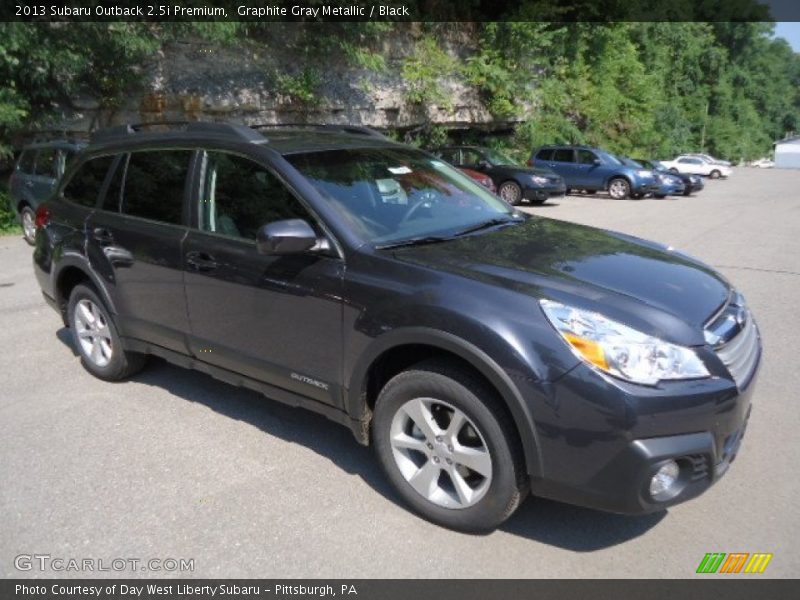 Graphite Gray Metallic / Black 2013 Subaru Outback 2.5i Premium