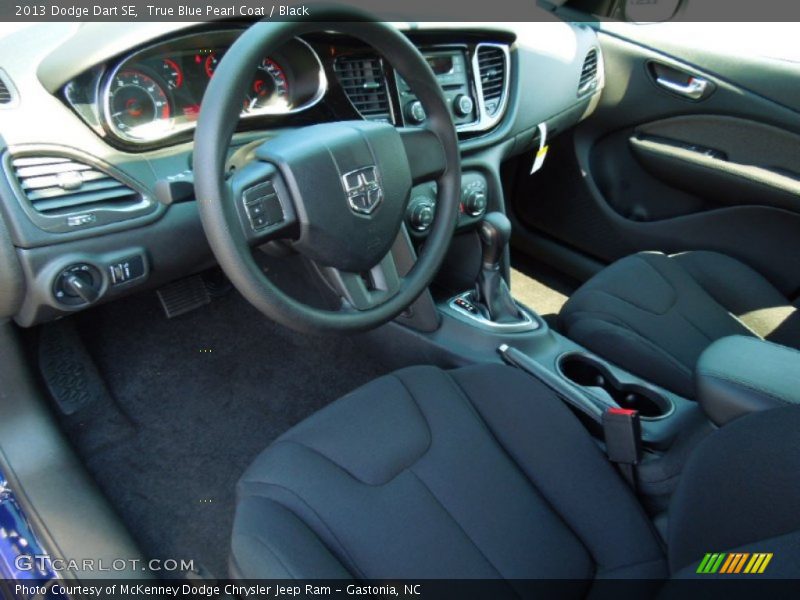 Black Interior - 2013 Dart SE 