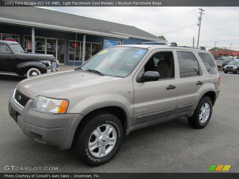 Light Parchment Gold Metallic / Medium Parchment Beige 2001 Ford Escape XLT V6 4WD