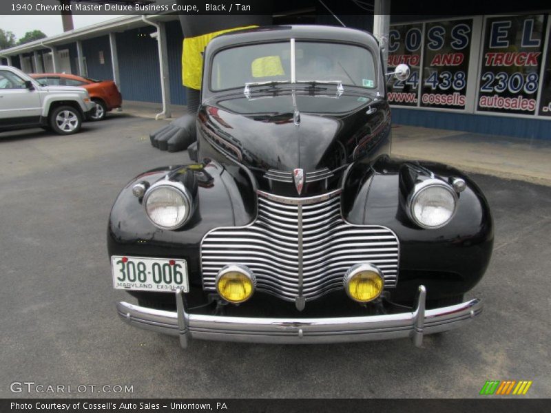 Black / Tan 1940 Chevrolet Master Deluxe Business Coupe
