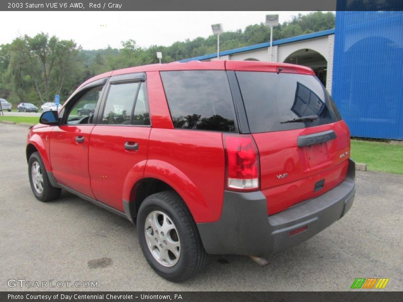 Red / Gray 2003 Saturn VUE V6 AWD