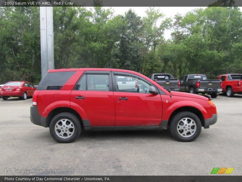 Red / Gray 2003 Saturn VUE V6 AWD