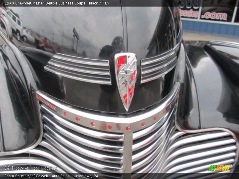 Black / Tan 1940 Chevrolet Master Deluxe Business Coupe