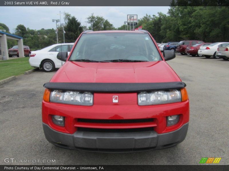 Red / Gray 2003 Saturn VUE V6 AWD