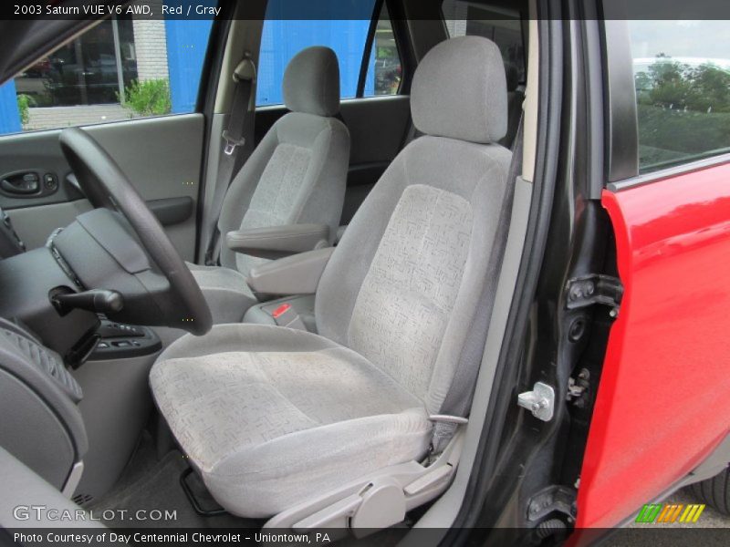 Red / Gray 2003 Saturn VUE V6 AWD
