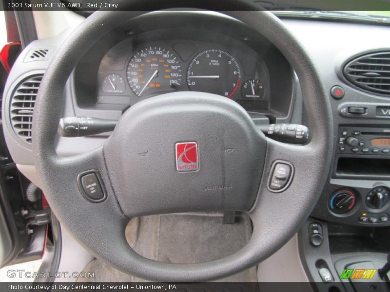 Red / Gray 2003 Saturn VUE V6 AWD