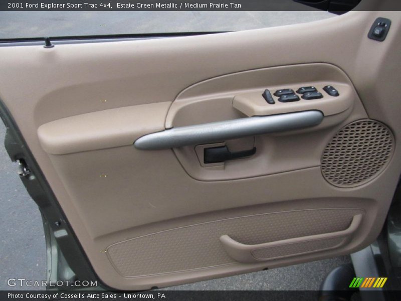 Estate Green Metallic / Medium Prairie Tan 2001 Ford Explorer Sport Trac 4x4