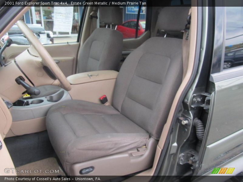 Estate Green Metallic / Medium Prairie Tan 2001 Ford Explorer Sport Trac 4x4