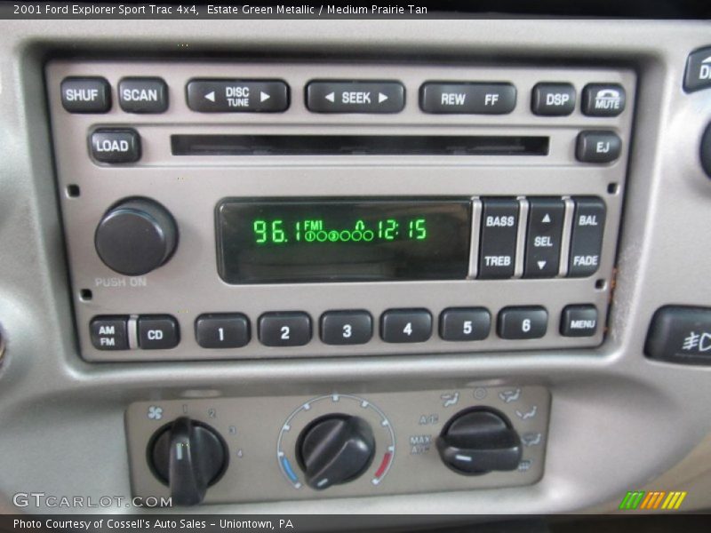 Estate Green Metallic / Medium Prairie Tan 2001 Ford Explorer Sport Trac 4x4