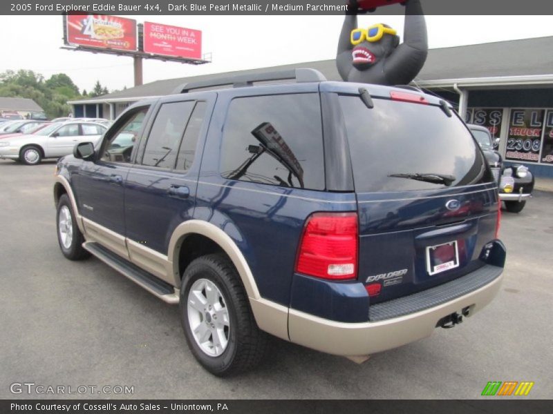 Dark Blue Pearl Metallic / Medium Parchment 2005 Ford Explorer Eddie Bauer 4x4