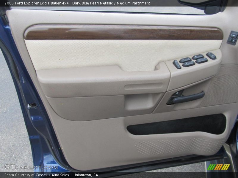 Dark Blue Pearl Metallic / Medium Parchment 2005 Ford Explorer Eddie Bauer 4x4