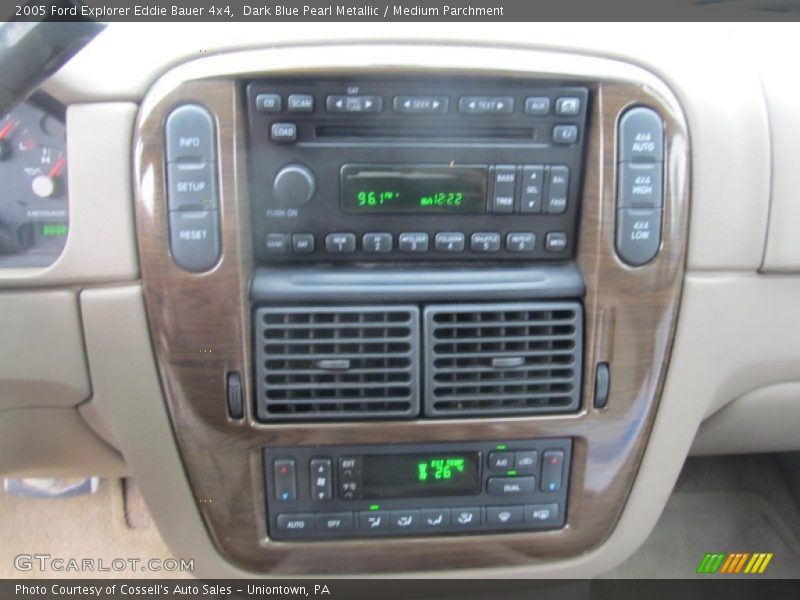 Controls of 2005 Explorer Eddie Bauer 4x4