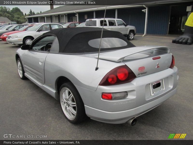 Sterling Silver Metallic / Black 2001 Mitsubishi Eclipse Spyder GT