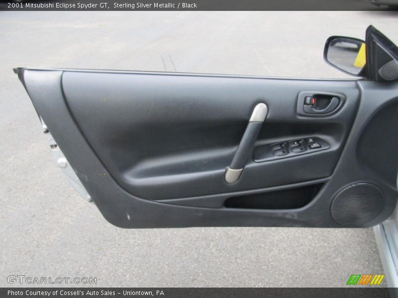 Sterling Silver Metallic / Black 2001 Mitsubishi Eclipse Spyder GT