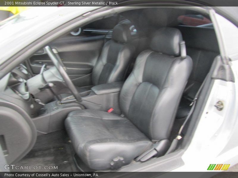 Sterling Silver Metallic / Black 2001 Mitsubishi Eclipse Spyder GT