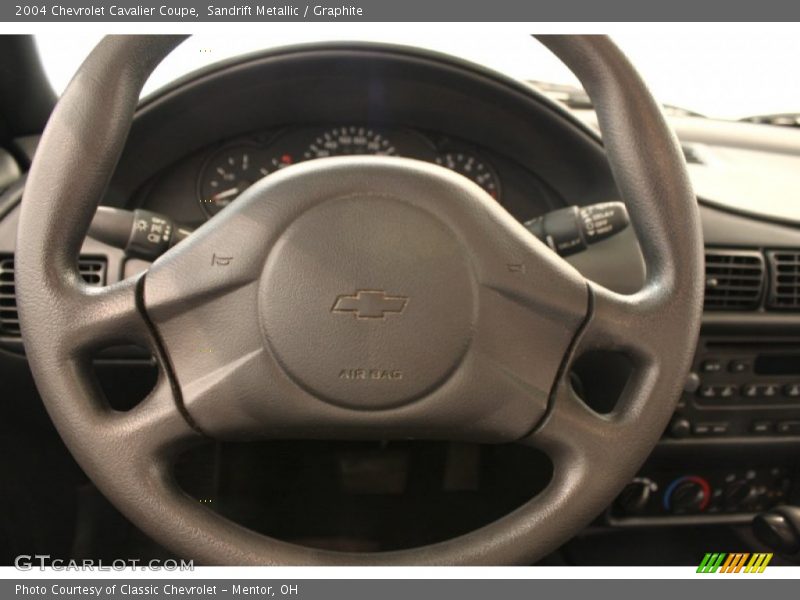 Sandrift Metallic / Graphite 2004 Chevrolet Cavalier Coupe