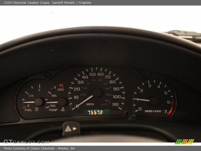 Sandrift Metallic / Graphite 2004 Chevrolet Cavalier Coupe
