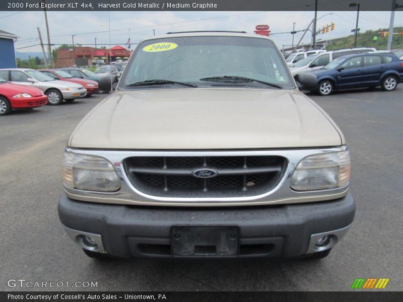 Harvest Gold Metallic / Medium Graphite 2000 Ford Explorer XLT 4x4