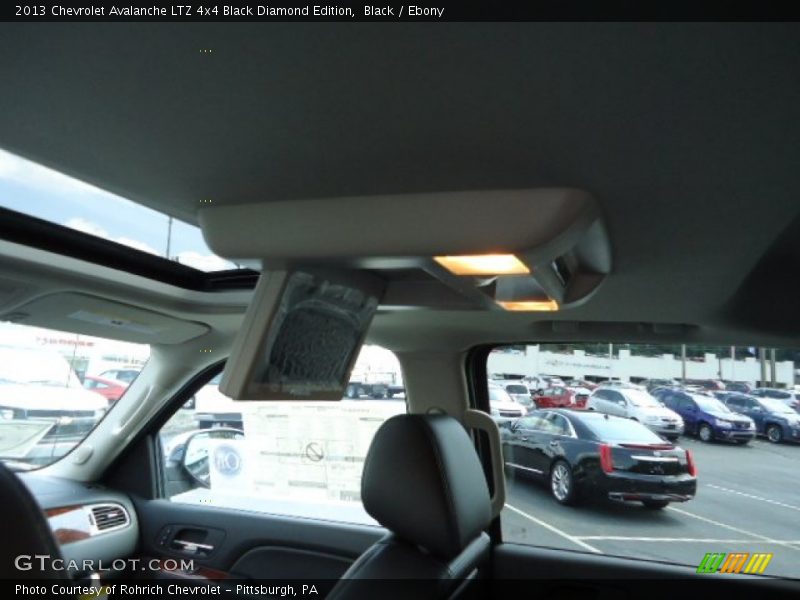 Black / Ebony 2013 Chevrolet Avalanche LTZ 4x4 Black Diamond Edition