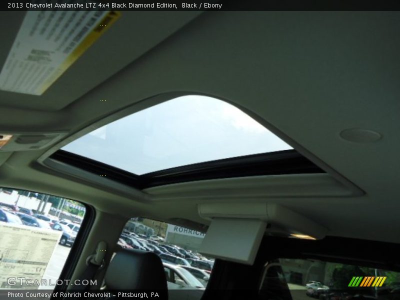 Black / Ebony 2013 Chevrolet Avalanche LTZ 4x4 Black Diamond Edition