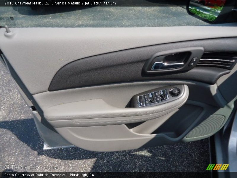 Silver Ice Metallic / Jet Black/Titanium 2013 Chevrolet Malibu LS