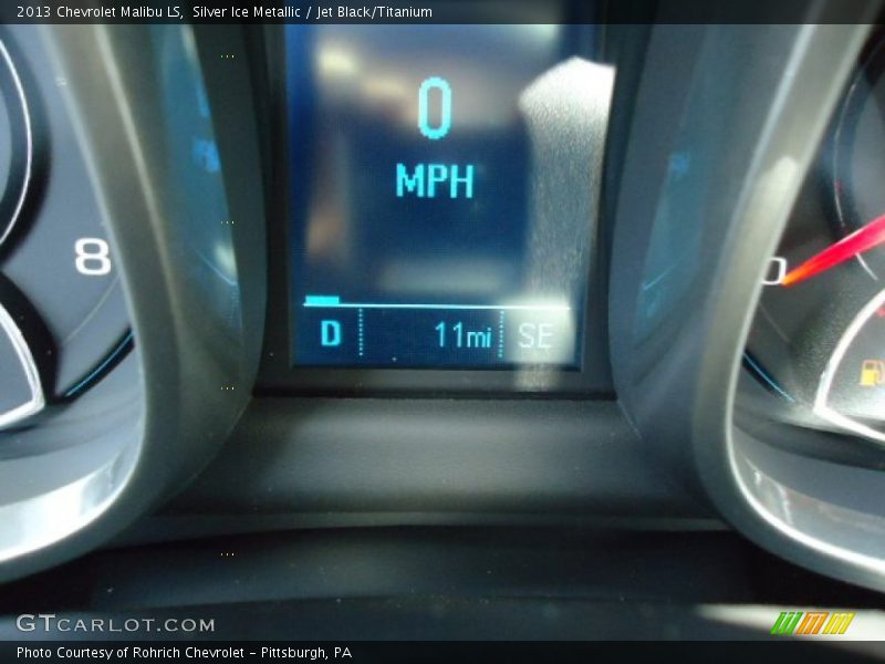 Silver Ice Metallic / Jet Black/Titanium 2013 Chevrolet Malibu LS